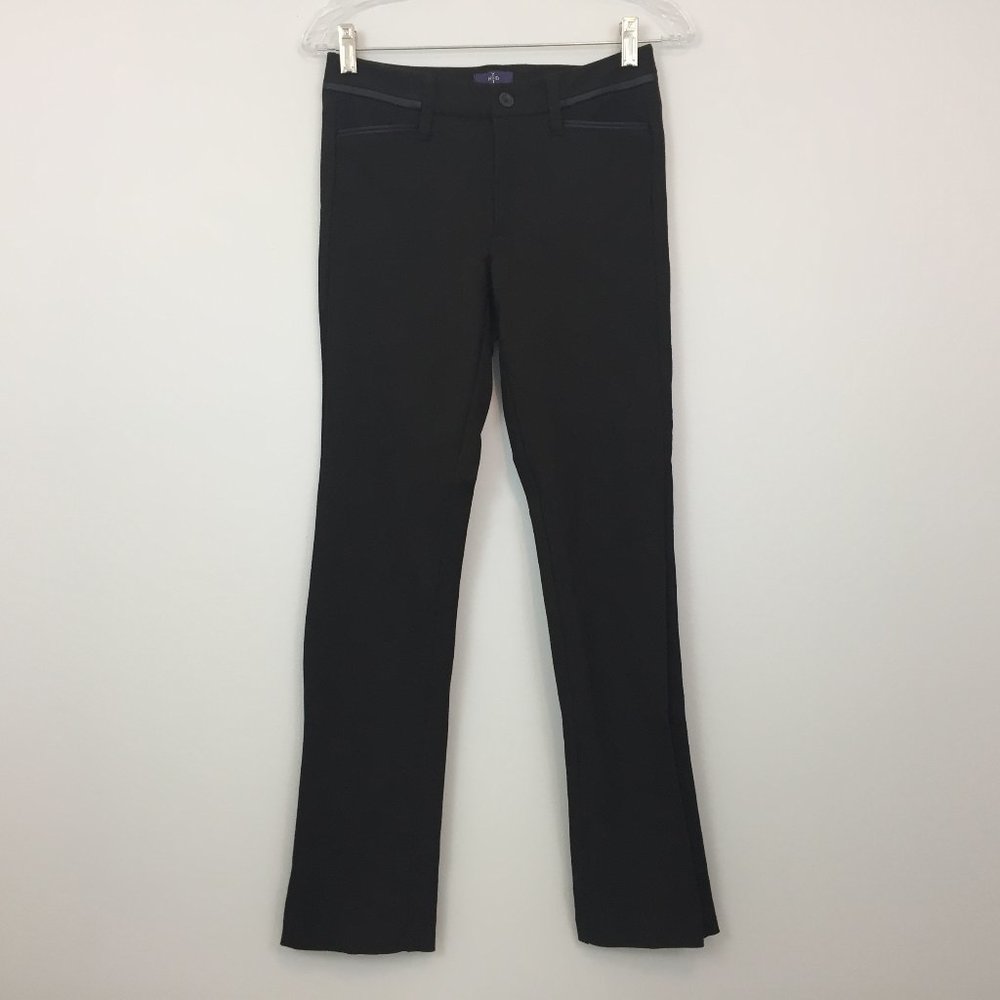 NYDJ Women's Pants Size 00 Petite Zip Brown